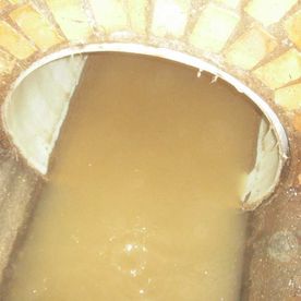 Liner-end seal on a channel - before