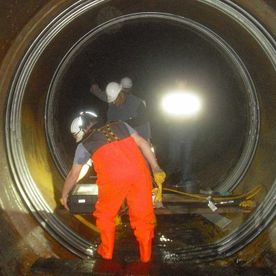 Defective pipe